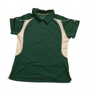 Champion Green & white polo shirt Size XL (14/16 youth)
